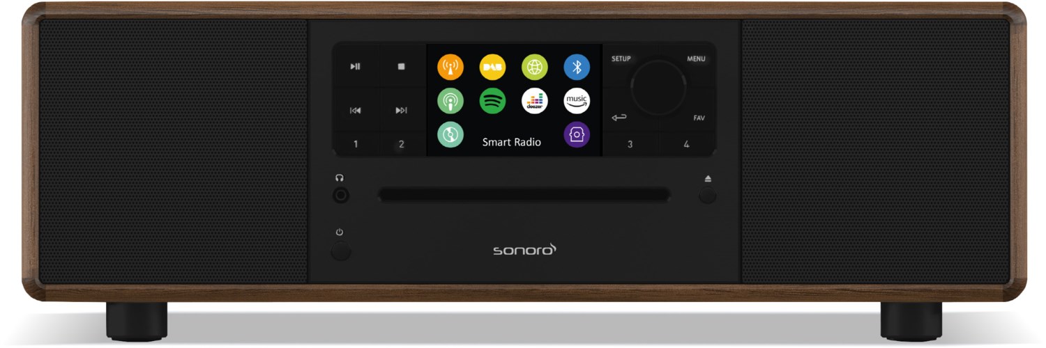 Prestige Internetradio walnuss/anthrazit Prestige Internetradio walnuss/anthrazit von Sonoro