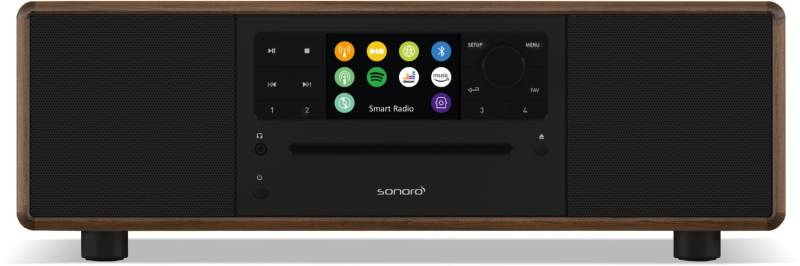 Prestige Internetradio walnuss/anthrazit von Sonoro