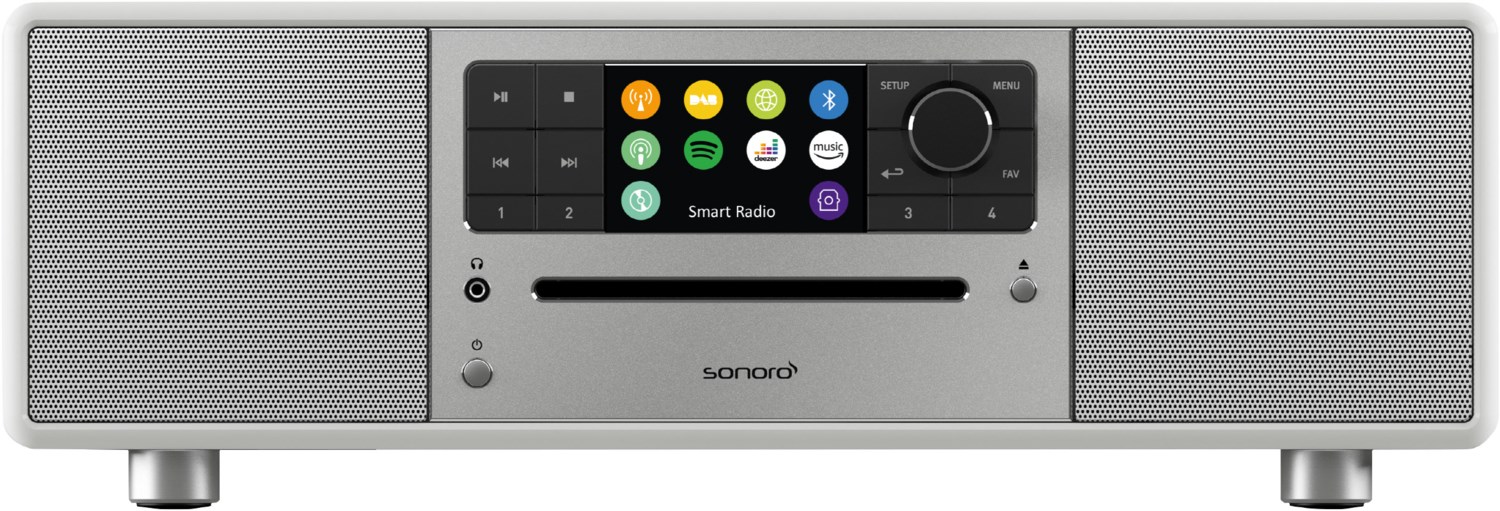 Prestige Internetradio weiss hochglanz von Sonoro