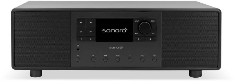 Primus Internetradio schwarz matt/schwarz von Sonoro