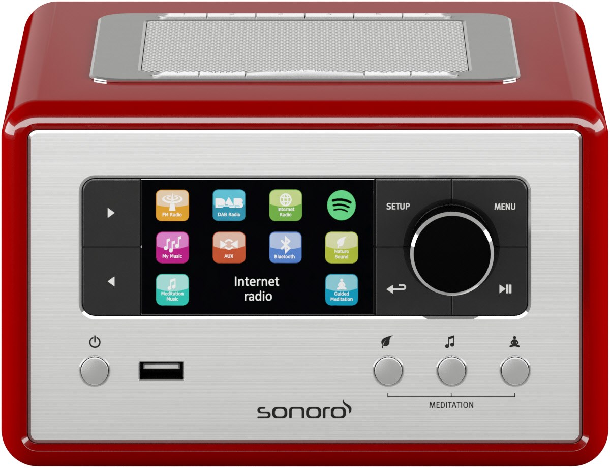 Relax Internetradio rot von Sonoro