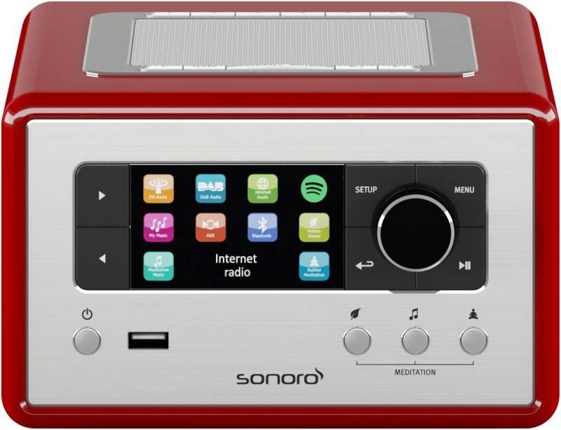 Relax Internetradio rot von Sonoro