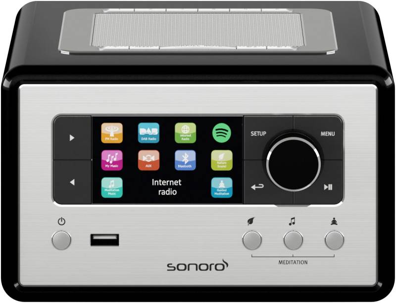 Relax Internetradio schwarz von Sonoro