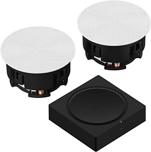 Sonos Amp Set | mit 1 Paar In-Ceiling Speaker by Sonance - (passiv, kabelgebundene Decken-Einbau-Lautsprecher, Trueplay Tuning) von Sonos