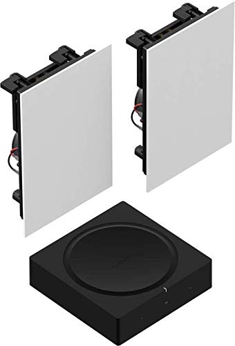 Sonos Amp Set | mit 1 Paar In-Wall Speaker by Sonance - (passiv, kabelgebunden, Sonos Trueplay Tuning) von Sonos