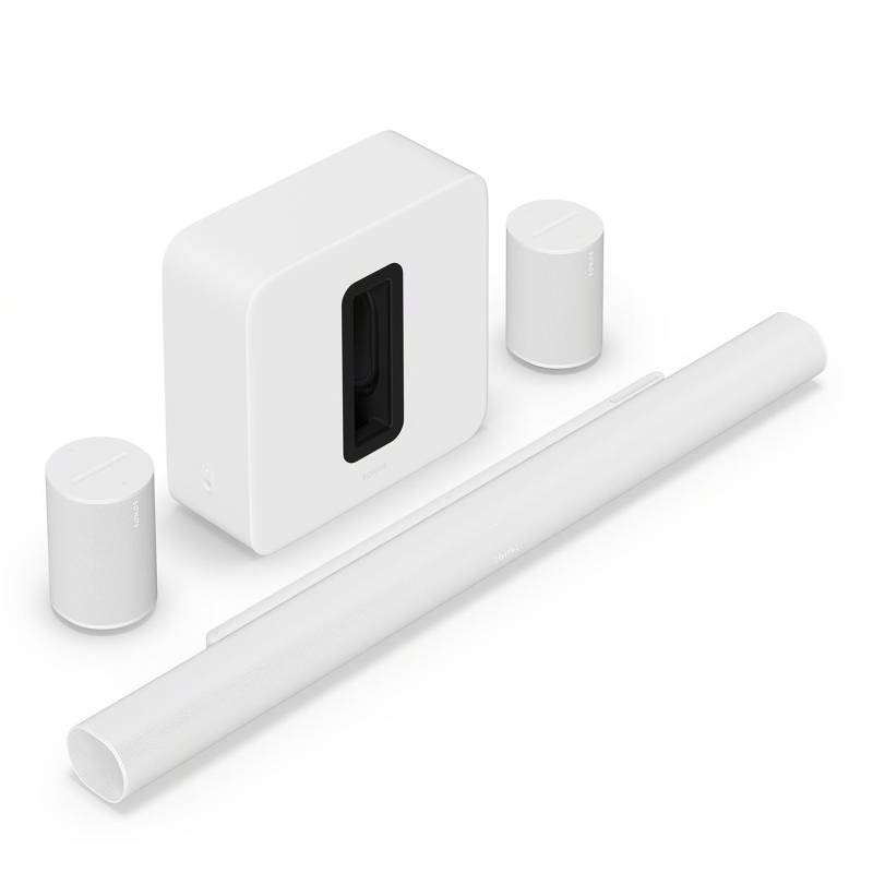 Sonos Arc Ultra + Sub G4 + Era 100 Soundbar-System/Paket von Sonos