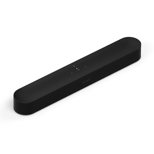 Sonos Beam (Gen 2) Intelligente Soundbar für kompakte TVs mit Dolby Atmos-Technologie von Sonos