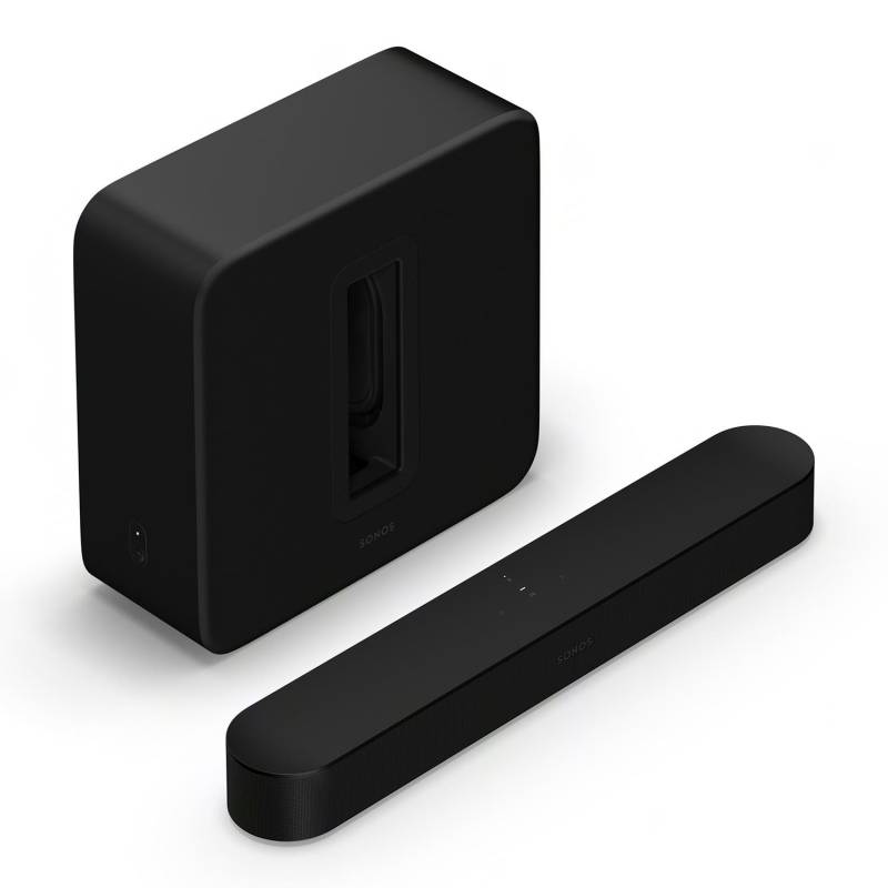Sonos Beam G2 + Sub G4 Soundbar-System/Paket von Sonos