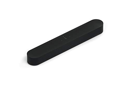 Sonos Beam Smart Soundbar, schwarz – Kompakte für Fernsehen & Musikstreaming mit WLAN, Alexa Sprachsteuerung, Google Assistant & HDMI ARC - AirPlay kompatibler Musik- & TV Lautsprecher von Sonos