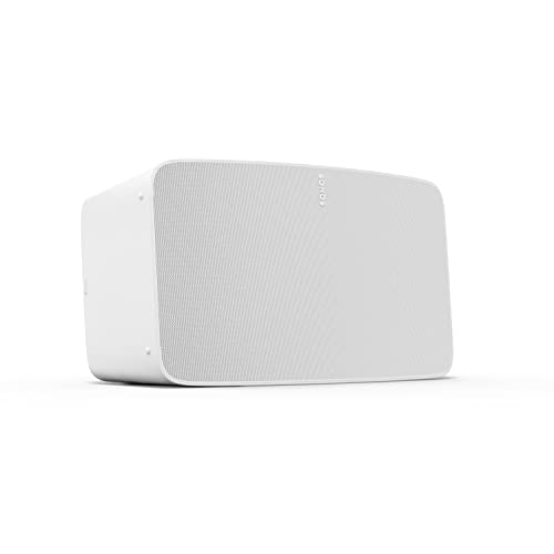 Sonos Five | HiFi Speaker mit WLAN, 3,5-mm-Eingang und Support für Streaming in High Resolution Audio - Weiß von Sonos