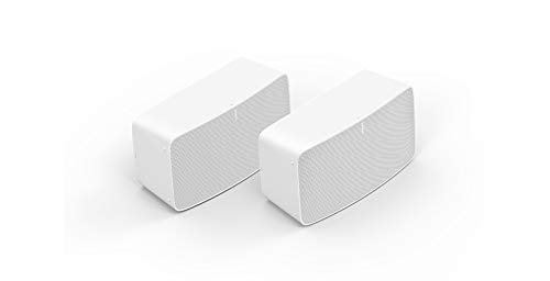 Sonos Five | Stereo Paar | WLAN Speaker, weiß – Leistungsstarker WLAN Lautsprecher für Musikstreaming mit bestem, kristallklarem Stereo HiFi Sound – AirPlay kompatibler Multiroom Lautsprecher Sonos Five | Stereo Paar | WLAN Speaker, weiß – Leistungsstarker WLAN Lautsprecher für Musikstreaming mit bestem, kristallklarem Stereo HiFi Sound – AirPlay kompatibler Multiroom Lautsprecher von Sonos