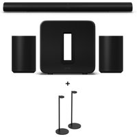 Sonos Heimkino Set - mit Arc Ultra, 2x Era 100 und Sub 4 + Standfuß Paar von Sonos
