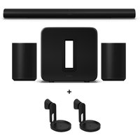 Sonos Heimkino Set - mit Arc Ultra, 2x Era 100 und Sub 4 + Wandhalterung von Sonos