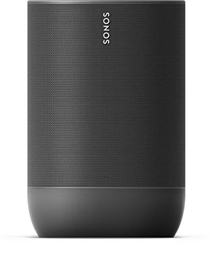 Sonos Move (Schwarz). Mit diesem leistungsstarken, robusten und vielseitigen Smart Speaker erlebst du überall beeindruckenden Sound. von Sonos