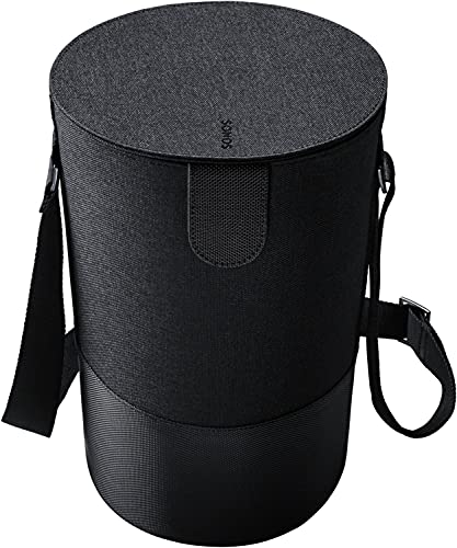 Sonos Move Travelbag - Reisetasche für Sonos Move Speaker (abnehmbares Zubehörfach, Nylonhülle, weiches Innenfutter) schwarz von Sonos