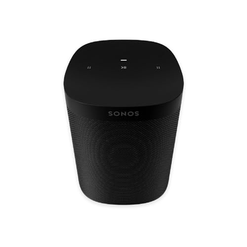 Sonos One SL - Der leistungsstarke mikrofonfreie Lautsprecher für Musik und mehr, Schwarz von Sonos