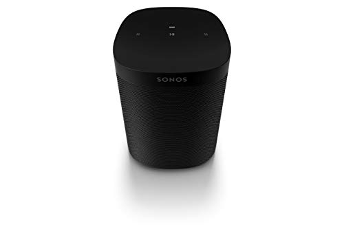 Sonos One SL schwarz - All-In-One Smart Speaker (Kraftvoller WLAN Lautsprecher mit App Steuerung und AirPlay 2 – Multiroom Speaker für unbegrenztes Musikstreaming), ohne Sprachsteuerung von Sonos