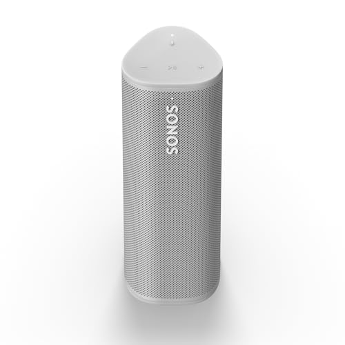 Sonos Roam - Weiß - Kabelloser tragbarer Bluetooth-Lautsprecher von Sonos