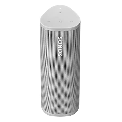 Sonos Roam - Weiß - Kabelloser tragbarer Bluetooth-Lautsprecher von Sonos