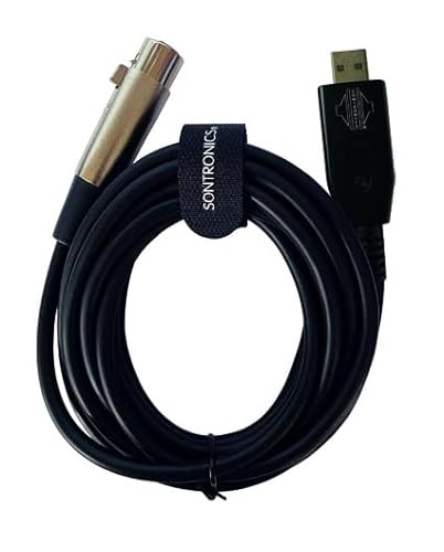SONTRONICS XLR-USB cable for dynamic microphones, 3 metre von Sontronics