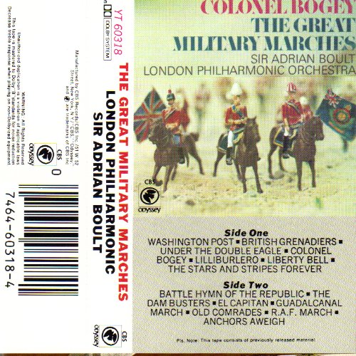 Great Military Marches [Musikkassette] von Sony/Columbia