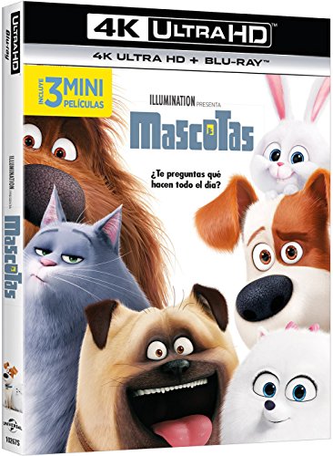 Pets [4k Ultra-HD + Blu-Ray] (The Secret Life of Pets, Spanien Import, siehe Details für Sprachen) von Sony (Universal)