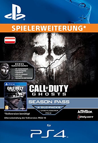 Call of Duty: Ghosts - Season Pass [Zusatzinhalt] [PS4 PSN Code für österreichisches Konto] von Sony Interactive Entertainment