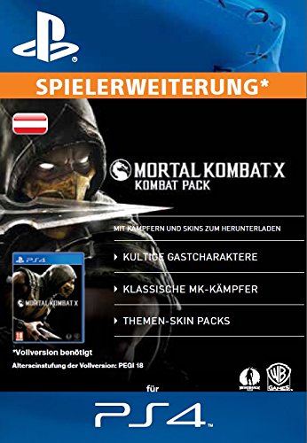 Mortal Kombat X: Kombat Pack [Zusatzinhalt][PS4 PSN Code - österreichisches Konto] von Sony Interactive Entertainment