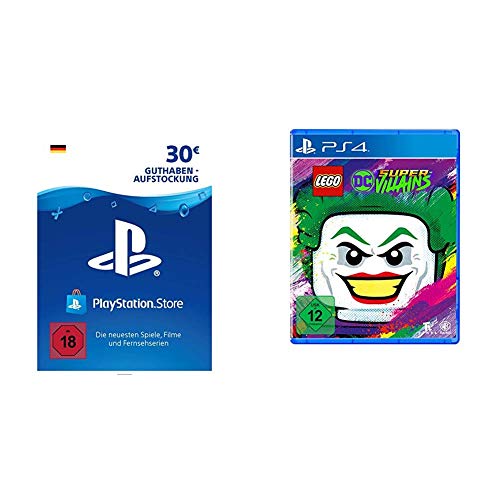 PSN Card-Aufstockung | 30 EUR | deutsches Konto | PSN Download Code & LEGO - DC Super-Villians - [PlayStation 4] von Sony Interactive Entertainment