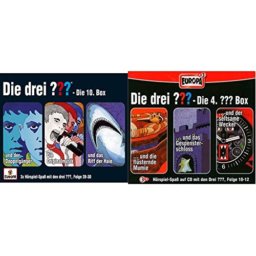 Die Drei ??? & Die drei Fragezeichen - Die 4. Box. Box.4, 3 Audio-CDs von Sony Music Entertainment Germany GmbH