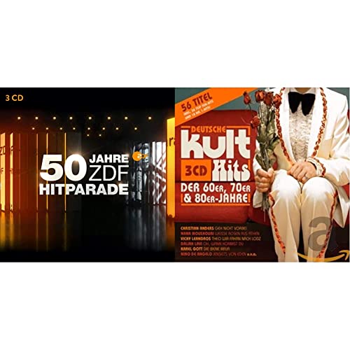 50 Jahre ZDF Hitparade (DAS ORIGINAL) - 3CD-Premium-Version & Deutsche Kulthits der 60er,70er & 80er von Sony Music
