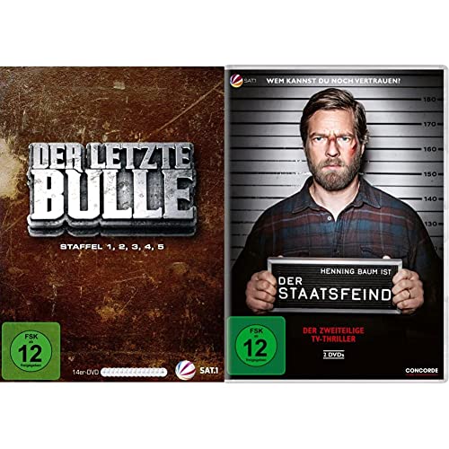 Der letzte Bulle - Staffel 1-5 Basic,14 DVDs: Deutschland [VHS] & Der Staatsfeind [2 DVDs] von Sony Music