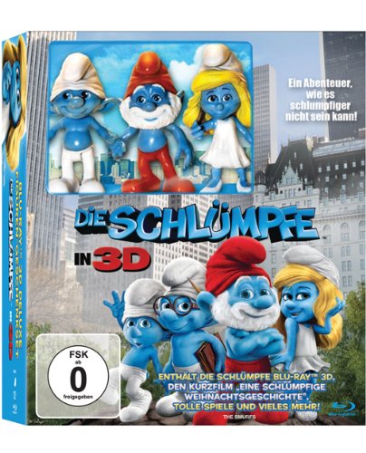 Die Schlümpfe (Deluxe Figuren-Geschenkset) (+ 2D, Kurzfilm, Eine schlumpfige Weihnachtsgeschichte, 3 Figuren, Steelbook) [Blu-ray 3D] von Sony Pictures Home Entertainment