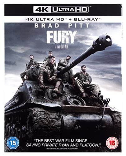 Fury 4K Ultra-HD + BLU RAY 2018 [Blu-ray] [UK Import] von Sony Pictures Home Entertainment