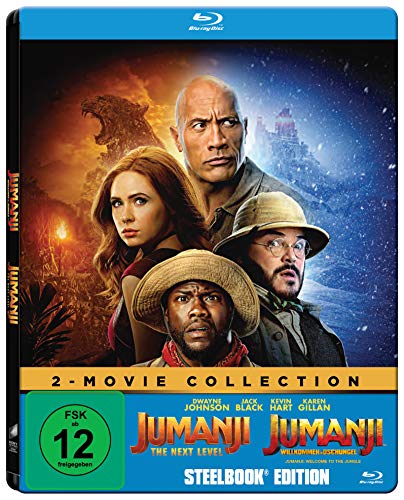Jumanji: The Next Level / Jumanji: Willkommen im Dschungel (Exklusiv bei Amazon.de) - Steelbook Blu-ray von Sony Pictures Home Entertainment