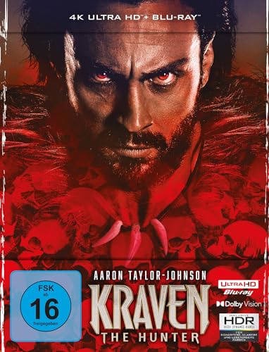 Kraven the Hunter (Limited Steelbook, 4K-UHD + Blu-ray) von Sony Pictures Home Entertainment