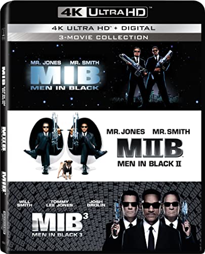 Men in Black (1997) / Men in Black 3 / Men in Black II - Set [4K UHD] [Region Free] [Blu-ray] von Sony Pictures Home Entertainment