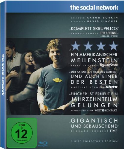 The Social Network (2-Disc Collector's Edition) [Blu-ray] von Sony Pictures Home Entertainment