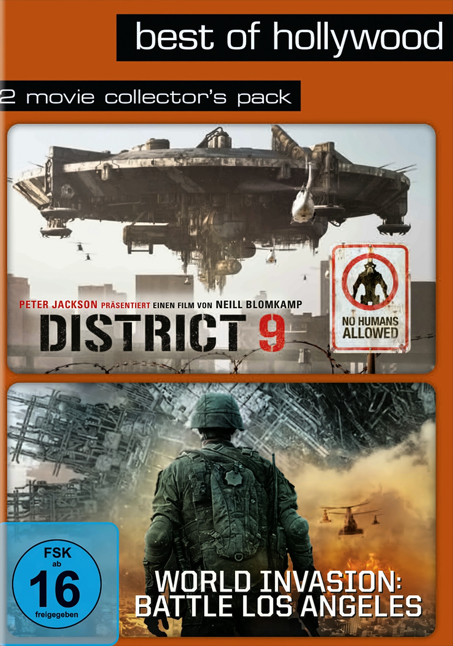 Best of Hollywood - 2 Movie Collector's Pack: District 9 / World Invasion:Battle L. A. (2 Discs) von Sony Pictures