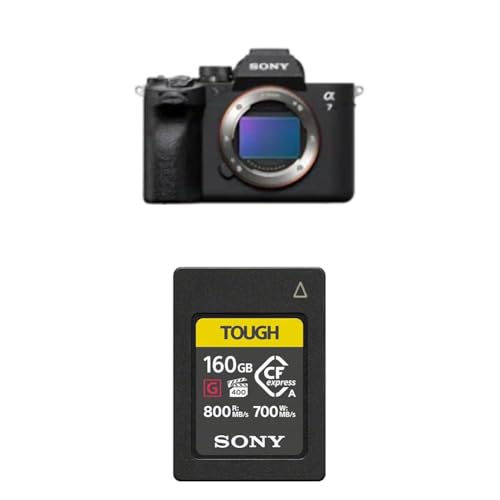 Sony Alpha 7 IV | Spiegellose Vollformatkamera für Experten inkl. SEL2870 (33 Megapixel, Echtzeitfokus, Burst mit 10 Bildern pro Sekunde, 4K 60p-Video, einstellbarer Voll-Touchscreen) + Speicherkarte von Sony