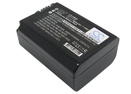 CS-FW50 Akku 1080mAh Kompatibel mit [Sony] DLSR A55, SLT-A35B, Alpha 33, Alpha 5000, Alpha 5100, Alpha 55, Alpha 55V, Alpha 6, Alpha 7, Alpha A6300, Alpha A7 II, Alpha SLT-A35, DLSR A33, DLSR A37 von Sony