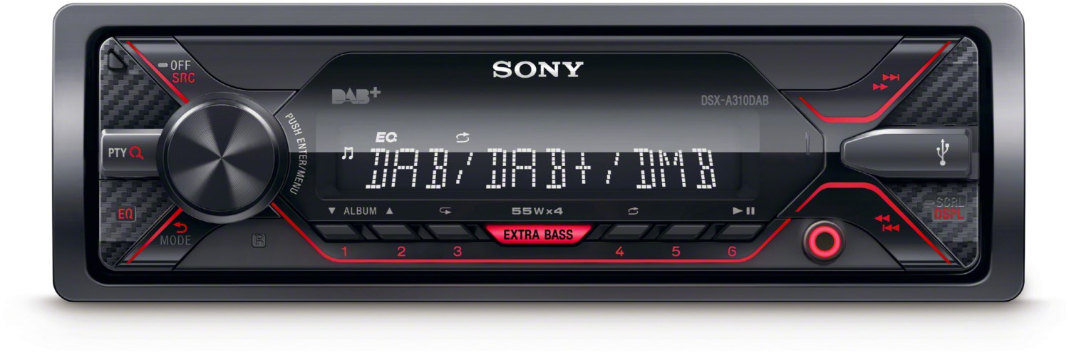 DSX-A310DAB Solo-Autoradio von Sony
