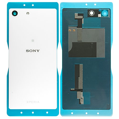 Original Sony Akkudeckel White/weiß für Sony Xperia M5 (Akkufachdeckel, Batterieabdeckung, Rückseite, Back-Cover) - 196HLY0001A von Sony