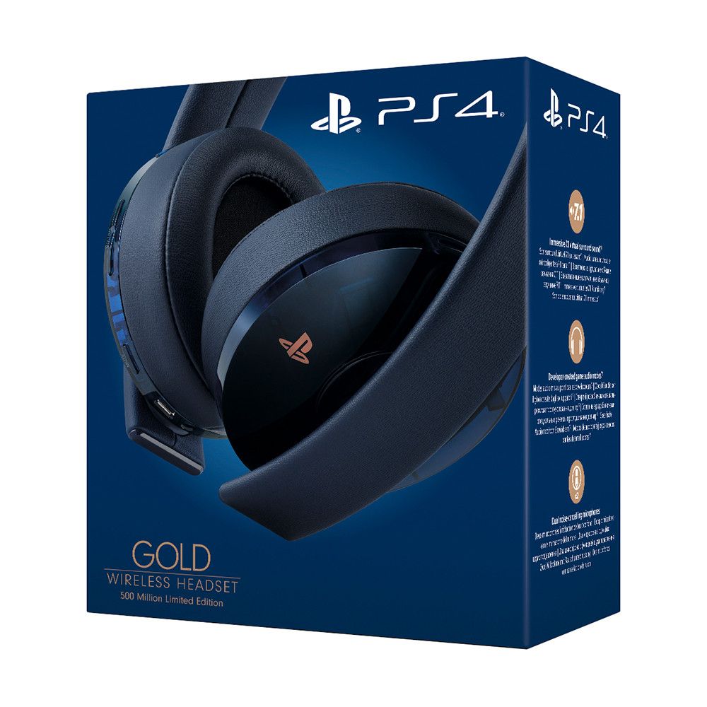 PS4 500 Million Limited Edition Gold Headset von Sony