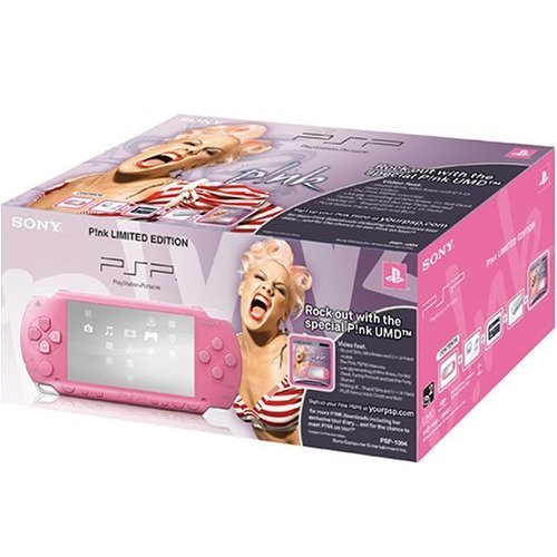 PSP Konsole Pink (P!nk Limited Edition) - Playstation Portable von Sony