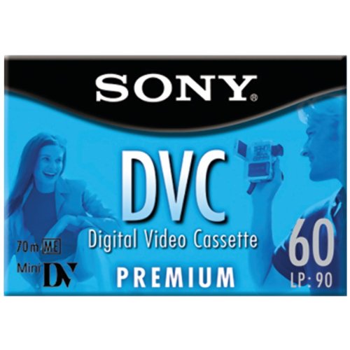 Premium Grade DVC Camcorder Videotape Cassette, 60 Minutes von Sony