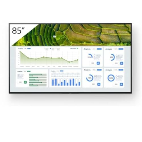 SONY FW-85BZ30L affichage de Messages Panneau plat de signalisation numérique 2,16 m (85") LCD WiFi 440 cd/m² 4K Ultra von Sony