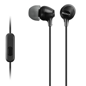 SONY MDR-EX15APB In-Ear-Kopfhörer schwarz von Sony