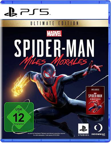 SPIDER-MAN MARVEL'S: MILES MORALES ULTIMATE PS5 USK: 12 SPIDER-MAN MARVEL'S: MILES MORALES ULTIMATE PS5 USK: 12 von Sony