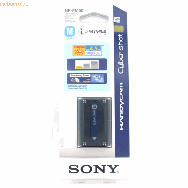 Sony Akku für Sony NP-FM50 Li-Ion 7,2 Volt 1100 mAh von Sony